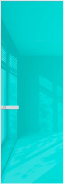 Алюминиевая дверь Profil Doors 1AGN ГЛЯНЕЦ Вайт Мята лак
