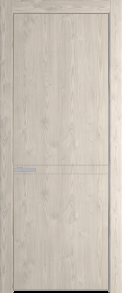 Межкомнатная дверь Profil Doors 11 NA Серебро Каштан светлый