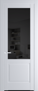 Межкомнатная дверь Profil Doors 4.2.2 PD Вайт (RAL 110 96 02) Черное тонированное