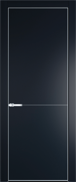 Межкомнатная дверь Profil Doors 16 PA Серебро Нэви Блу (RAL 7016)