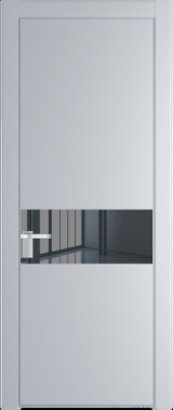 Межкомнатная дверь Profil Doors 17 PA Серебро Зеркало Grey Лайт Грей (RAL 870-01)