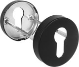 Накладка Fuaro (Фуаро) под цилиндр ET.R.DSS201-02 (DSS-02-ET) (INOX 201) BLACK