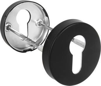 Накладка Fuaro (Фуаро) под цилиндр ET.R.DSS201-02 (DSS-02-ET) (INOX 201) BLACK