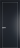 Межкомнатная дверь Profil Doors 1 PA Серебро Нэви Блу (RAL 7016)