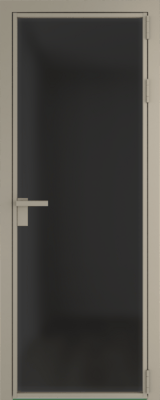 Алюминиевая дверь Profil Doors 1 AG Никель матовый Тонированное матовое