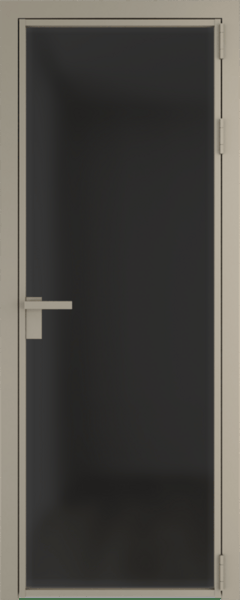 Алюминиевая дверь Profil Doors 1 AG Никель матовый Тонированное матовое
