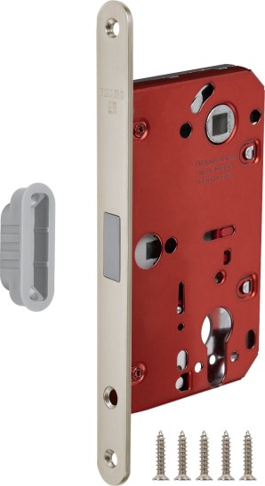 Корпус Fuaro (Фуаро) врезного замка MAGNM85C-50/BL INOX SN-3 матовый никель (блистер)