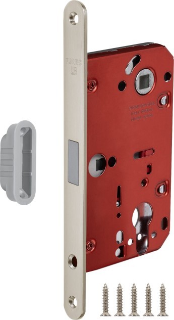 Корпус Fuaro (Фуаро) врезного замка MAGNM85C-50/BL INOX SN-3 матовый никель (блистер)