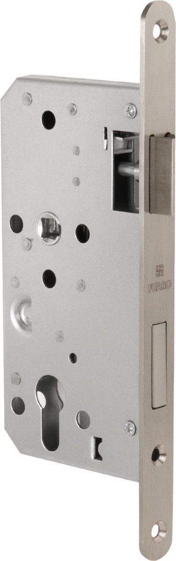 Замок Fuaro (Фуаро) врезной DD.INOX/C-55.72 (лиц.планка 20 мм)