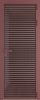 Алюминиевая дверь Profil Doors 12 AG Красный антрацит Тонированное