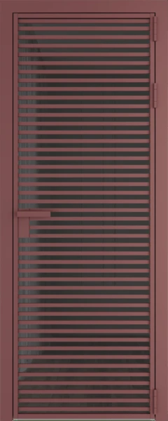 Алюминиевая дверь Profil Doors 12 AG Красный антрацит Тонированное