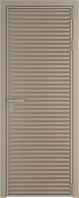 Алюминиевая дверь Profil Doors 12 AG Никель матовый Монохром капучино