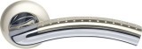 Ручка Armadillo (Армадилло) раздельная R.LD54.Libra26 (Libra LD26) SN/CP-3 матовый никель/хром TECH (кв. 8х140)