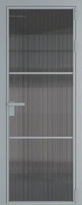 Алюминиевая дверь Profil Doors 13 AG Серебро Мору тонированное