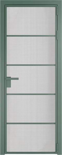 Алюминиевая дверь Profil Doors 14 AG Зеленый воск Кризет