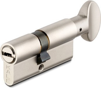 Цилиндровый механизм Kale kilit (Кале килит) с вертушкой 164 BM/100 (40+10+50) mm никель 5 кл.