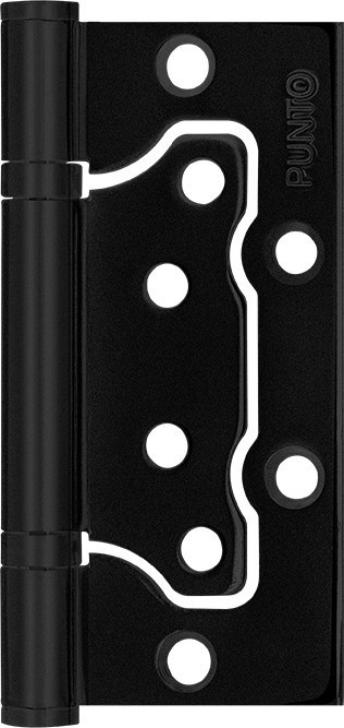 Петля Punto (Пунто) универсальная без врезки IN5200W/HD BL (200-2B 125x2,5) черный