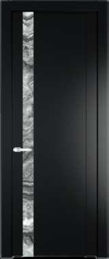 Межкомнатная дверь Profil Doors 1.2 P Атриум серебро Блэк