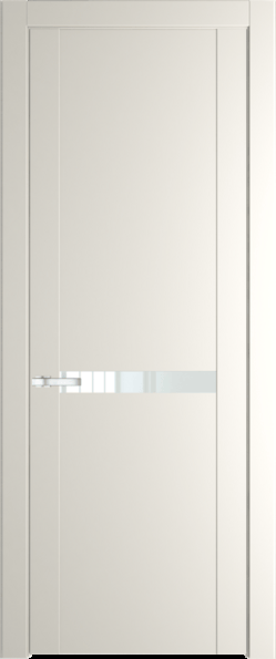 Межкомнатная дверь Profil Doors 1.4 P Lacobel Белый лак Перламутр белый