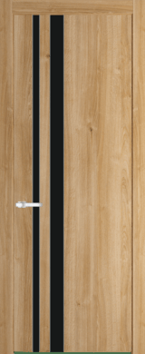 Межкомнатная дверь Profil Doors 20 NW Монохром черный Дуб Карамель