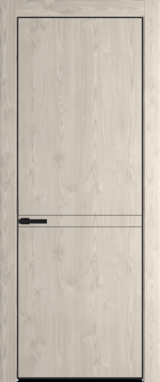Межкомнатная дверь Profil Doors 11 NA Черный матовый Каштан светлый