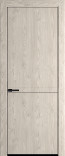 Межкомнатная дверь Profil Doors 11 NA Черный матовый Каштан светлый