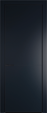 Межкомнатная дверь Profil Doors 16 PA Черный матовый Нэви Блу (RAL 7016)