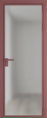 Алюминиевая дверь Profil Doors 1 AG Красный антрацит Матовое