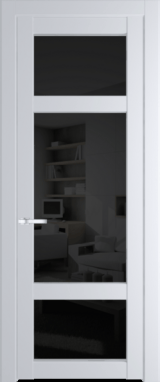 Межкомнатная дверь Profil Doors 1.3.2 PD Черное тонированное Вайт (RAL 110 96 02)