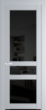 Межкомнатная дверь Profil Doors 1.5.2 PD Черное тонированное Лайт Грей (RAL 870-01)