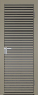 Алюминиевая дверь Profil Doors 12 AG Никель матовый Тонированное
