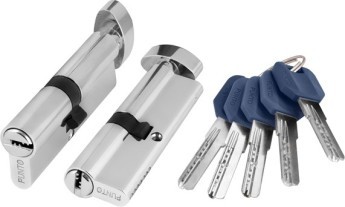 Цилиндровый Punto (Пунто) механизм (Z402/90) Z4002Knob90(35+10+45) с вертушкой CP хром