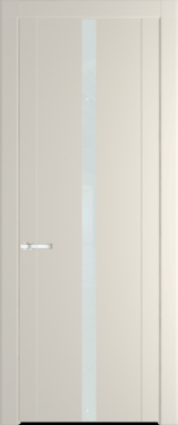 Межкомнатная дверь Profil Doors 1.8 P Lacobel Белый лак Кремовая Магнолия (RAL 120-04)