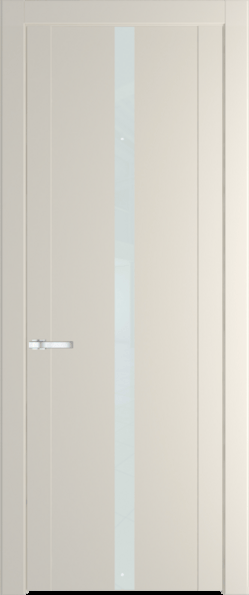 Межкомнатная дверь Profil Doors 1.8 P Lacobel Белый лак Кремовая Магнолия (RAL 120-04)