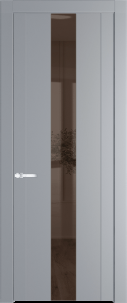 Межкомнатная дверь Profil Doors 1.9 P Зеркало бронзовое Смоки (RAL 870-02)