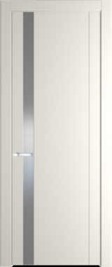 Межкомнатная дверь Profil Doors Orange 1.2P.O Монохром серебро (серебро матлак) Перламутр белый