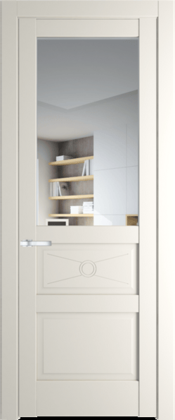 Межкомнатная дверь Profil Doors 1.5.2 PM Прозрачное Перламутр белый