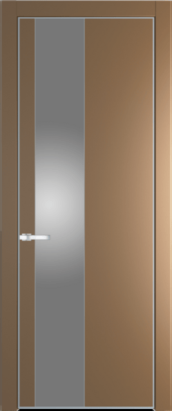 Межкомнатная дверь Profil Doors Orange 19 PE.O Lacobel Серебряный лак Сэнд Серебро