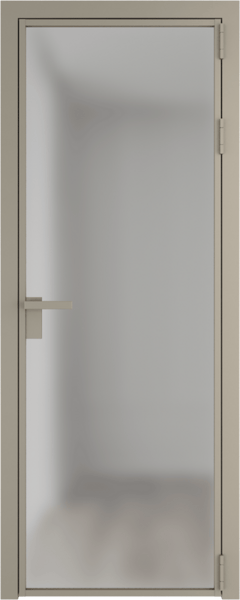 Алюминиевая дверь Profil Doors 1 AG Никель матовый Матовое