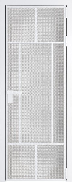 Алюминиевая дверь Profil Doors 10 AG Вайт Кризет