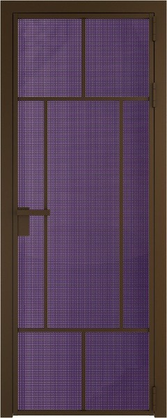 Алюминиевая дверь Profil Doors 10 AG Деорэ Кризет Фиолетовый