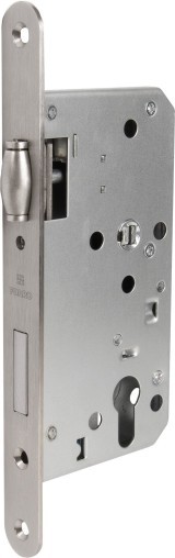 Замок Fuaro (Фуаро) врезной DD.INOX/C-55.72/R с ролик. защелкой (лиц.планка 24 мм)