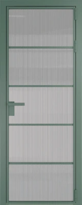 Алюминиевая дверь Profil Doors 14 AG Зеленый воск Мору осветленное