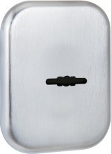 Накладка Fuaro (Фуаро) на сувальдный замок ESC.S.XL/K.486SSC (SC 486-S SQ XL) со шторкой сатинированный хром (1шт)