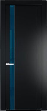 Межкомнатная дверь Profil Doors 1.2 P Зеркало Blue Блэк