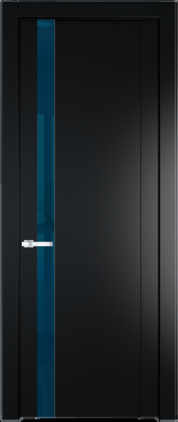 Межкомнатная дверь Profil Doors 1.2 P Зеркало Blue Блэк