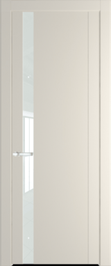 Межкомнатная дверь Profil Doors 1.2 P Lacobel Белый лак Кремовая Магнолия (RAL 120-04)