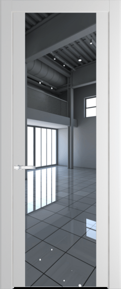Межкомнатная дверь Profil Doors 1.7 P Зеркало Крем Вайт (RAL 120-02)
