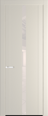 Межкомнатная дверь Profil Doors 1.8 P Lacobel Перламутровый лак Кремовая Магнолия (RAL 120-04)