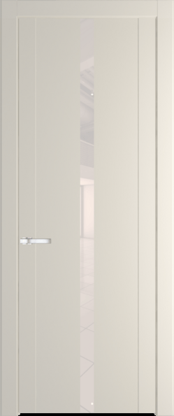 Межкомнатная дверь Profil Doors 1.8 P Lacobel Перламутровый лак Кремовая Магнолия (RAL 120-04)